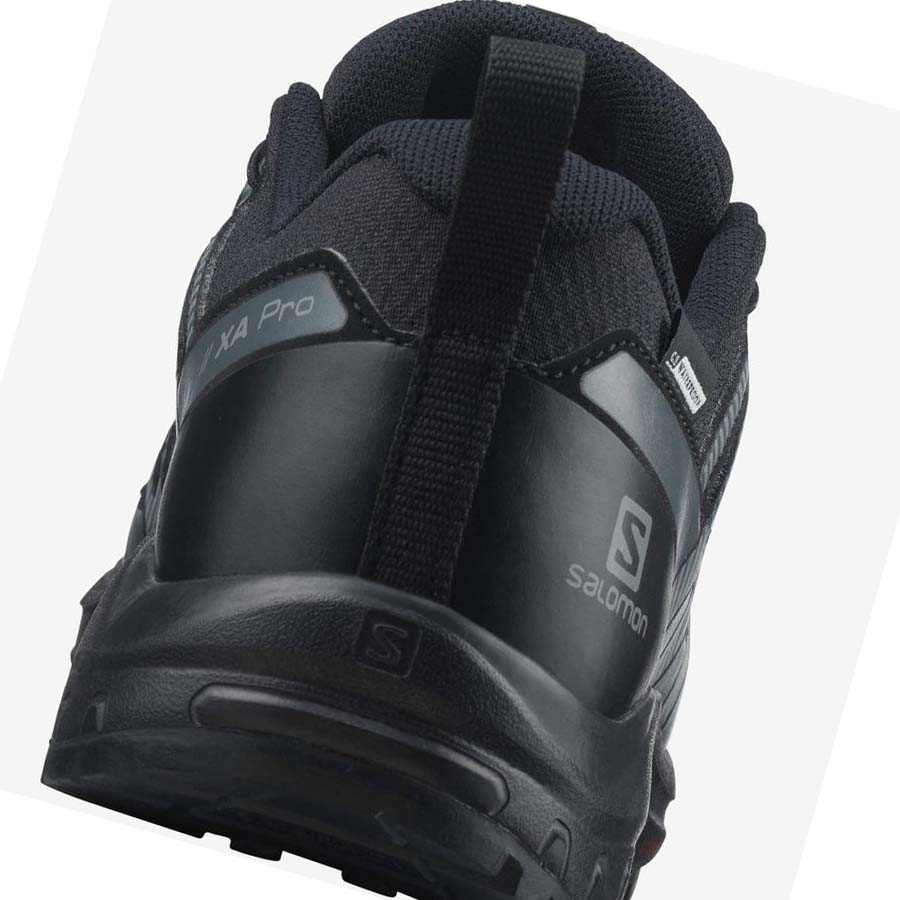 Salomon XA PRO V8 CLIMASALOMON™ WATERPROOF Túracipő Gyerek Fekete | HU 3586VRW